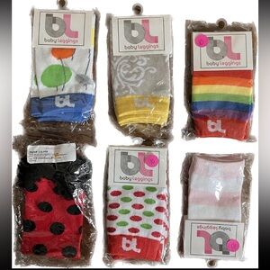 Baby Leg Toddler/Baby set of 6 Fun and Vibrant Leggings Collection